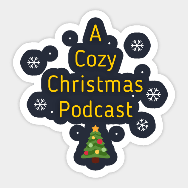 Cozy Christmas Basic Design Sticker by A Cozy Christmas
